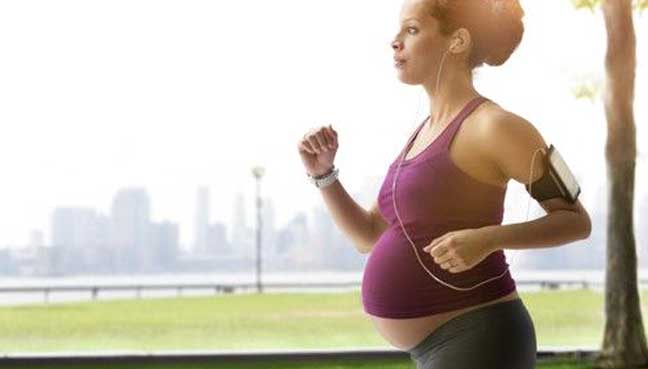 pregnant-running