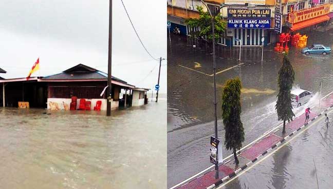 Hightide phenomenon triggers floods in Selangor  Free Malaysia Today