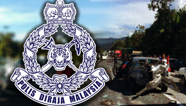 4 cedera kemalangan 16 kenderaan di Tapah 4 cedera kemalangan 16 kenderaan di Tapah