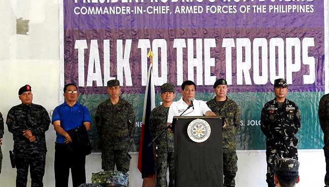 Philippines' Duterte says Mindanao rebellion not Maute but 'purely ISIS'