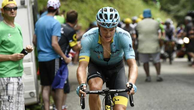 Two Astana riders crash in Tour de France Two Astana riders crash in Tour de France