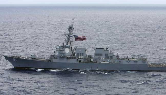 China opposes United States move to send its warship in South China Sea