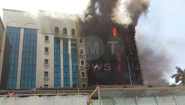 Fire under control at EPF building in PJ