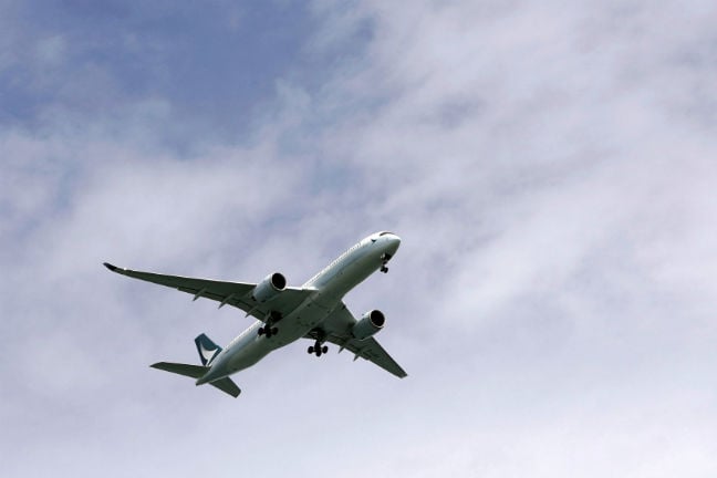 CATHAY PACIFIC AIRPLANE REUTERS