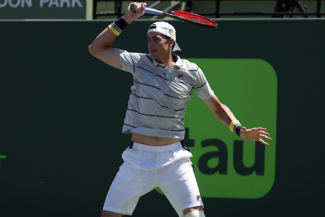 John Isner stands tall in bid to end Masters hoodoo John Isner stands tall in bid to end Masters hoodoo