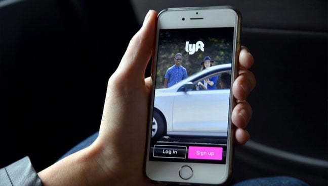 The app lyft.(AFP pic)