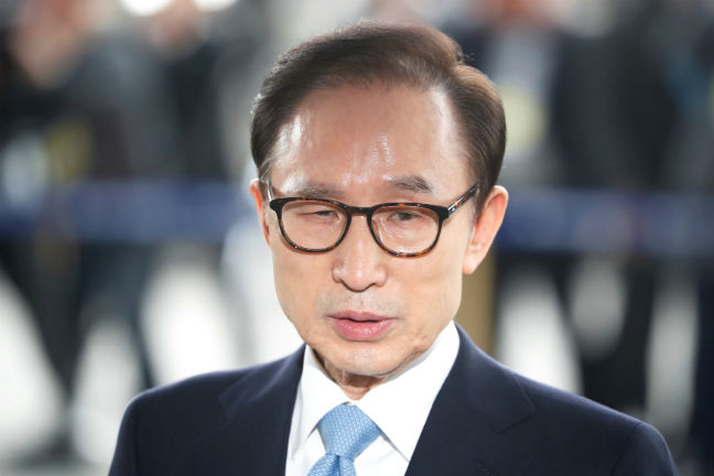 Former South Korean President Lee Myung-bak indicted for corruption Former South Korean President Lee Myung-bak indicted for corruption
