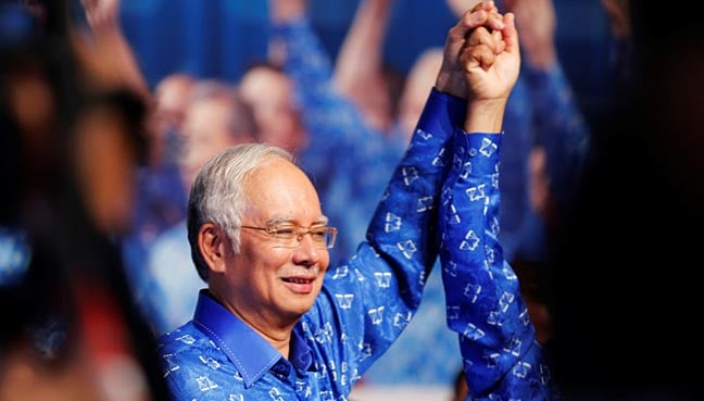 Malaysia's Najib attends cabinet meeting ahead of expected election announcement