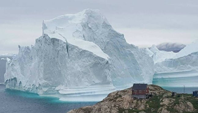 An iceberg has forced an evacuation in Innaarsuit