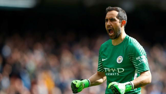 Claudio Bravo is Manchester City’s second-choice goalkeeper