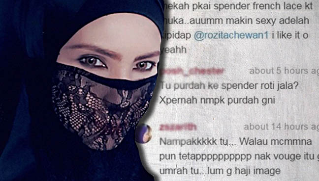 purdah che ta disamakan spender roti jala free malaysia today