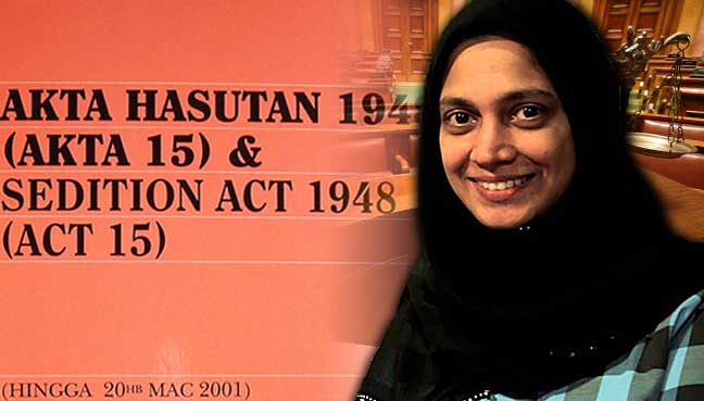 Kuala Lumpur Journalist Zakiah Koya Has Been Called In By The Police For Investigations Under The Sedition Act 1948 Kuala Lumpur Journalist Zakiah Koya Has Been Called In By The Police For Investigations Under The Sedition Act 1948