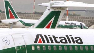 alitalia klm troubled denies bidding denied