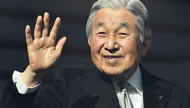 Japan emperor greets New Year well-wishers, prepares to 