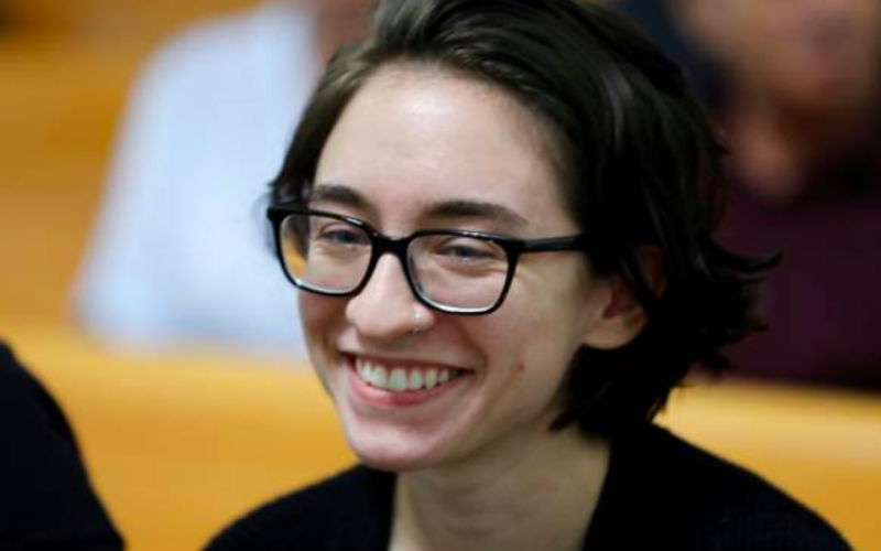 US student Lara Alqasem attends a hearing at Israel’s Supreme Court in Jerusalem