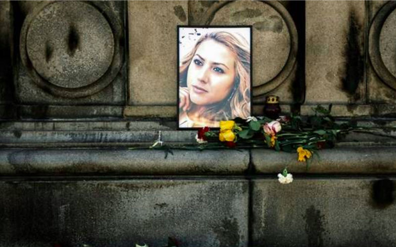 Marinova’s killing has shocked the country and drawn international condemnation AFP pic