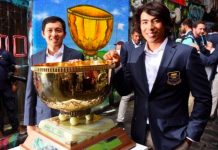 Australia, England, South Korea share lead at golf World Cup