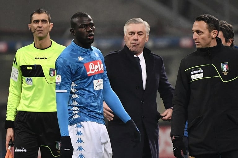 Napoli asked for halt to Inter Milan match after racist chants