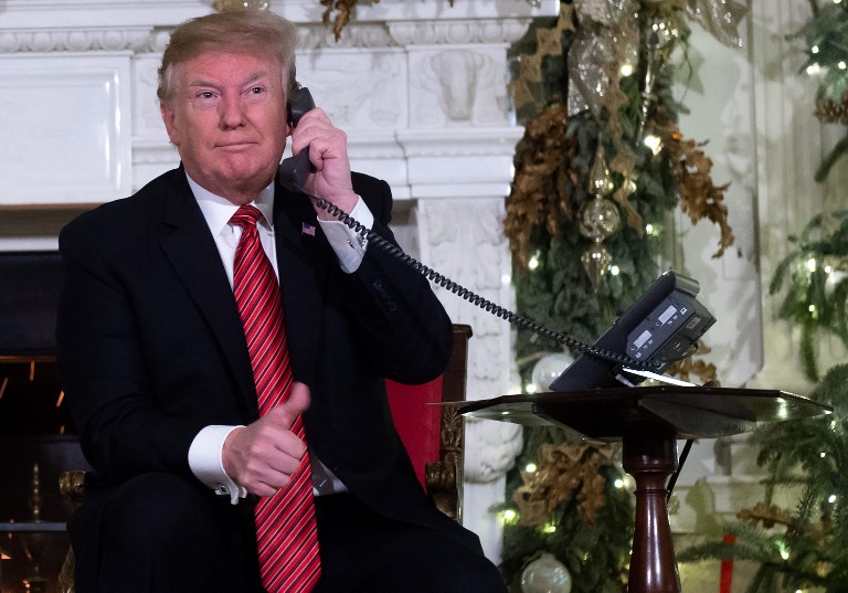 Trump Asks 7-Year-Old NORAD Caller If He Believes In Santa