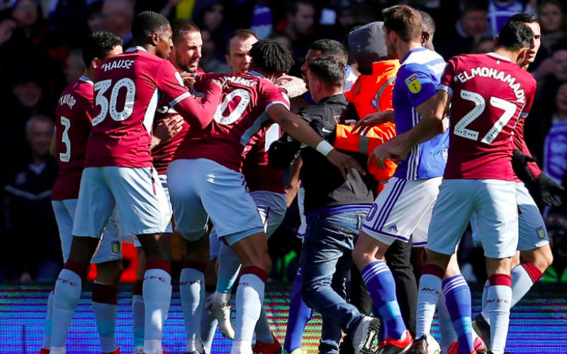 Birmingham and Villa fined for failing to control players