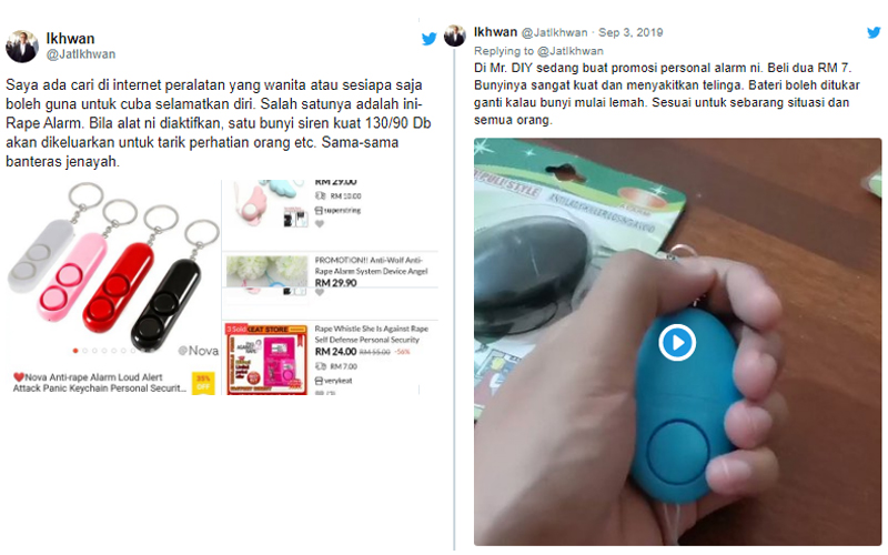 Rape Alarm Wajar Dimiliki Oleh Semua Wanita Demi Keselamatan Diri Free Malaysia Today Fmt