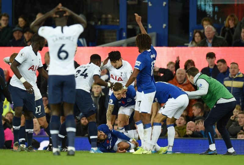 Horror injury overshadows Everton's fightback against ...