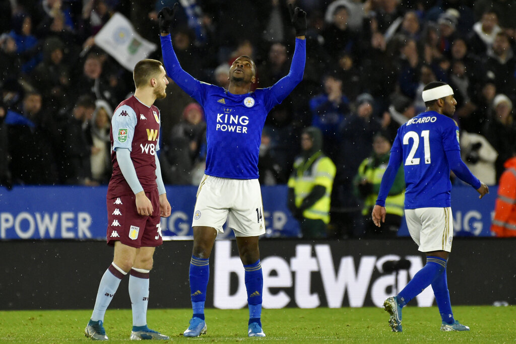 Super Sub Iheanacho Denies Villa As Leicester Earn League Cup Draw