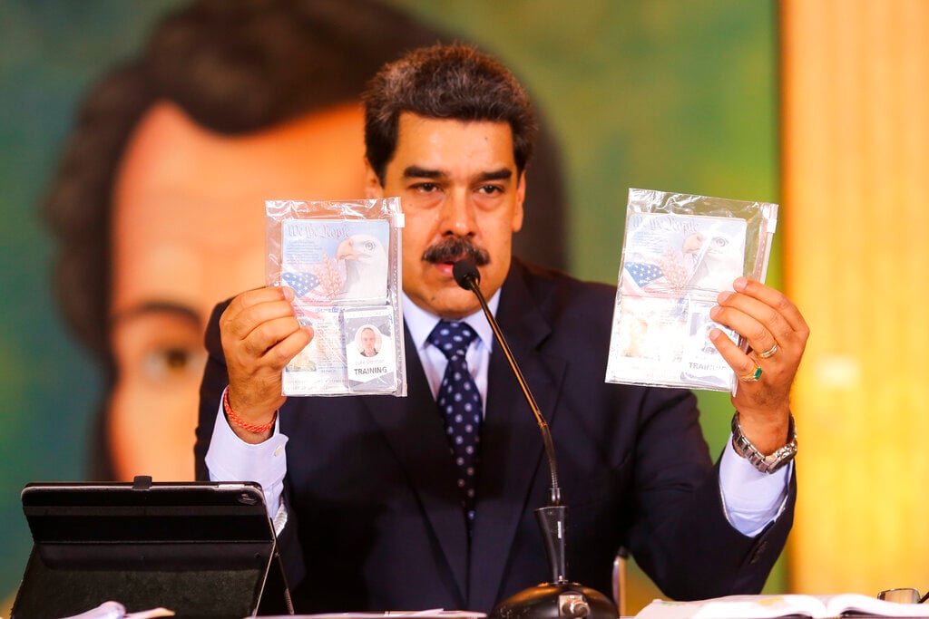 'Rogue group' behind plot to overthrow Venezuela president