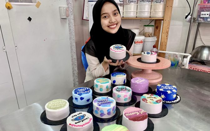 Tren kek “minimalist” Korea penyelamat peniagaan kek Free Malaysia