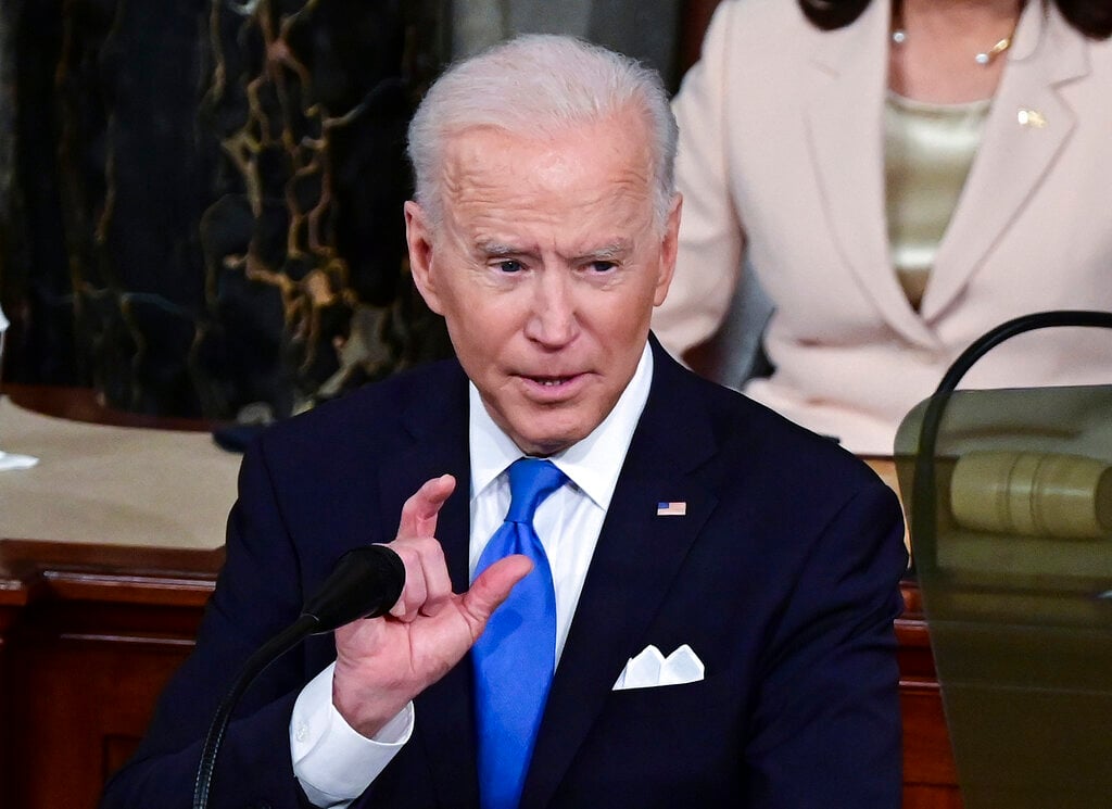 Biden also addressed competition with Russia in his speech