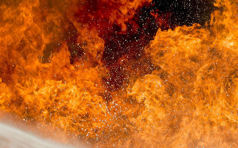 The fire started on the floor designated for the pulmonary intensive care unit