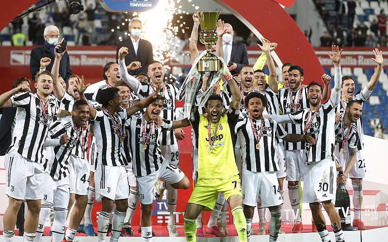 Juventus win Italian Cup for 14th time as fans return after a year