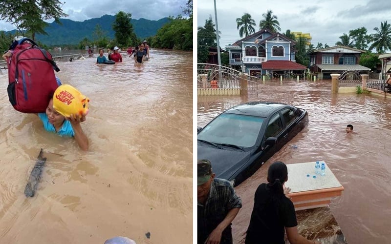Lebih 3,000 penduduk terjejas banjir di utara Laos