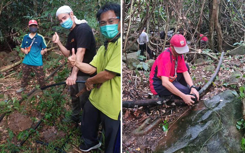 Tak Tahan Dengan Gangguan Bekalan Air Penduduk Bina Paip Graviti Sendiri Free Malaysia Today Fmt