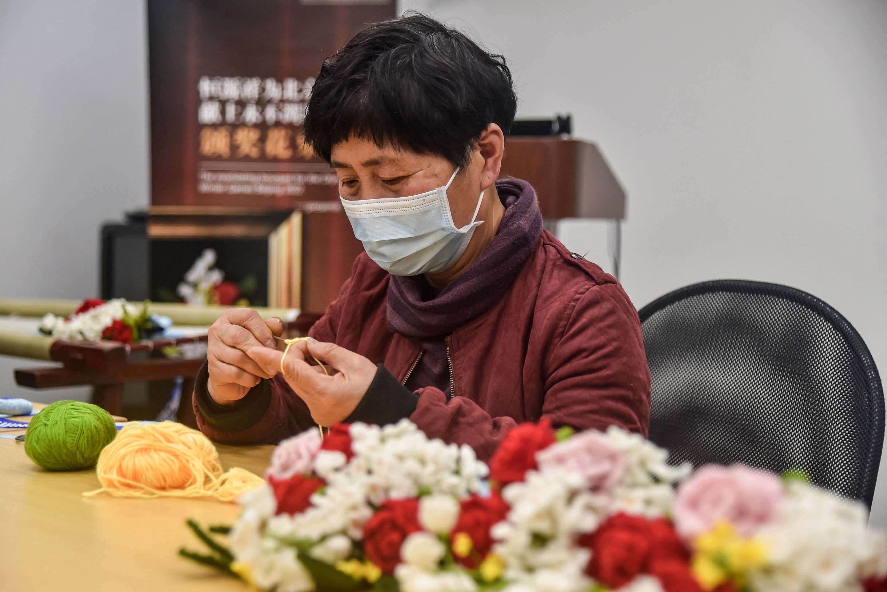 Shanghai grannies knit pride into Olympic bouquets Free Malaysia