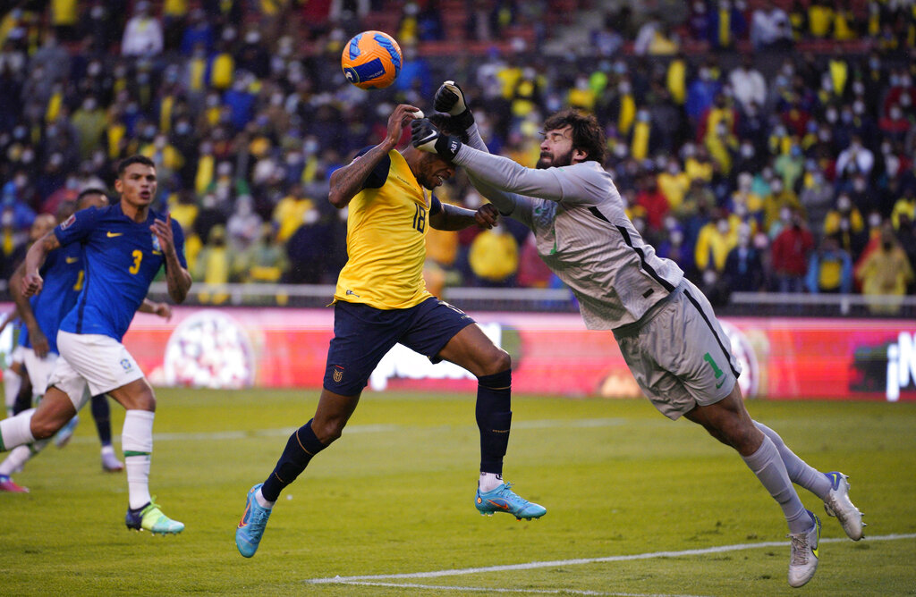 Alisson red cards rescinded as Brazil held by Ecuador 3 Alisson red cards rescinded as Brazil held by Ecuador