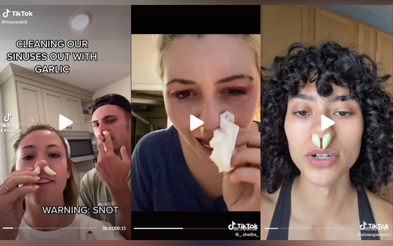 New TikTok trend sticking garlic up your nose Free Malaysia Today (FMT)