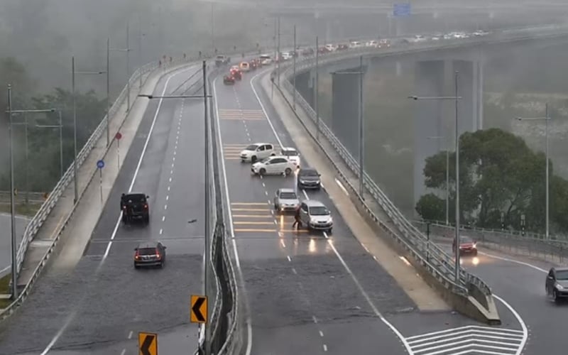 Proses naik taraf Lebuhraya Berkembar Bukit Kukus ambil masa sebulan 3 Proses naik taraf Lebuhraya Berkembar Bukit Kukus ambil masa sebulan