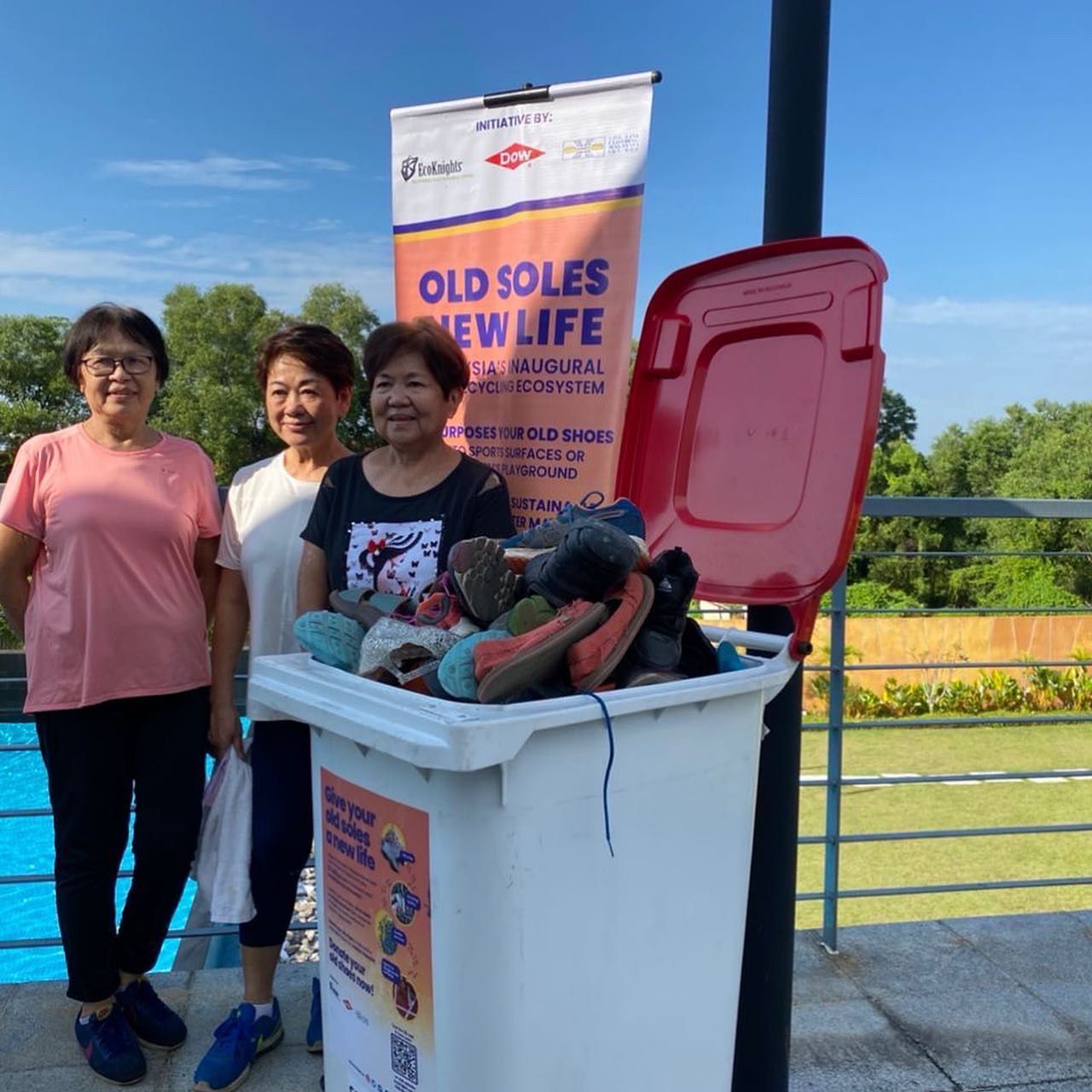 Recycle your old shoes to help build a school playground Free